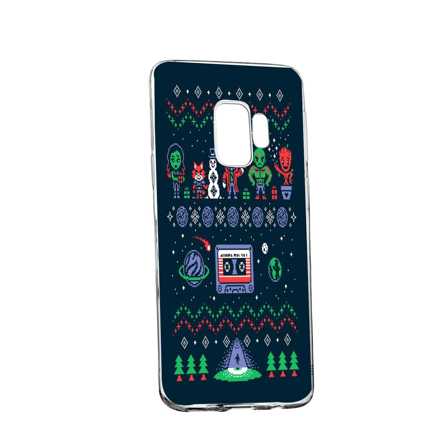 Husa de protectie Craciun, Christmas, robot pentru Samsung Galaxy S9, rezistenta la uzura, anti-alunecare, din silicon Premium, 327