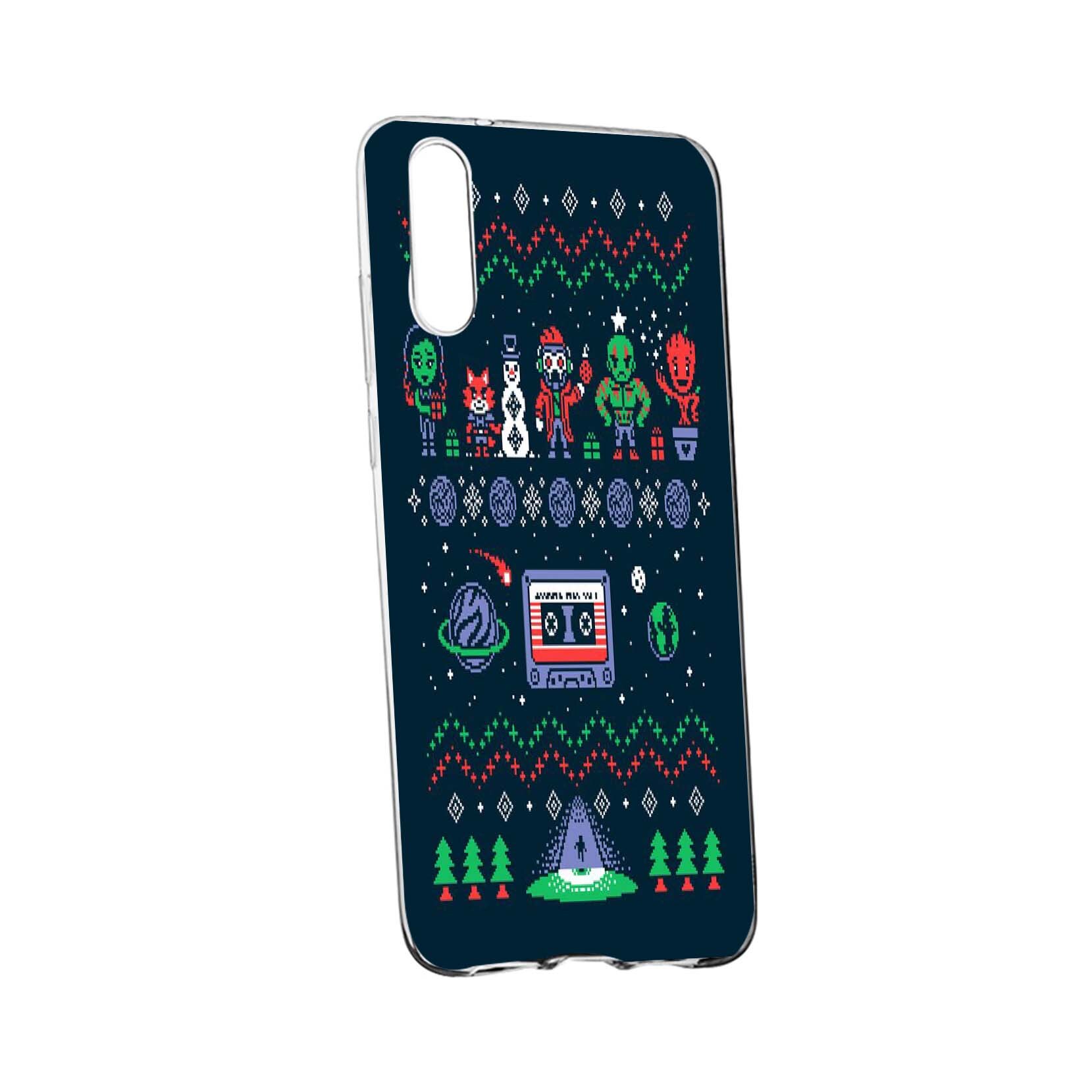 Husa de protectie Craciun, Christmas, robot pentru Xiaomi Mi A3, rezistenta la uzura, anti-alunecare, din silicon Premium, 327