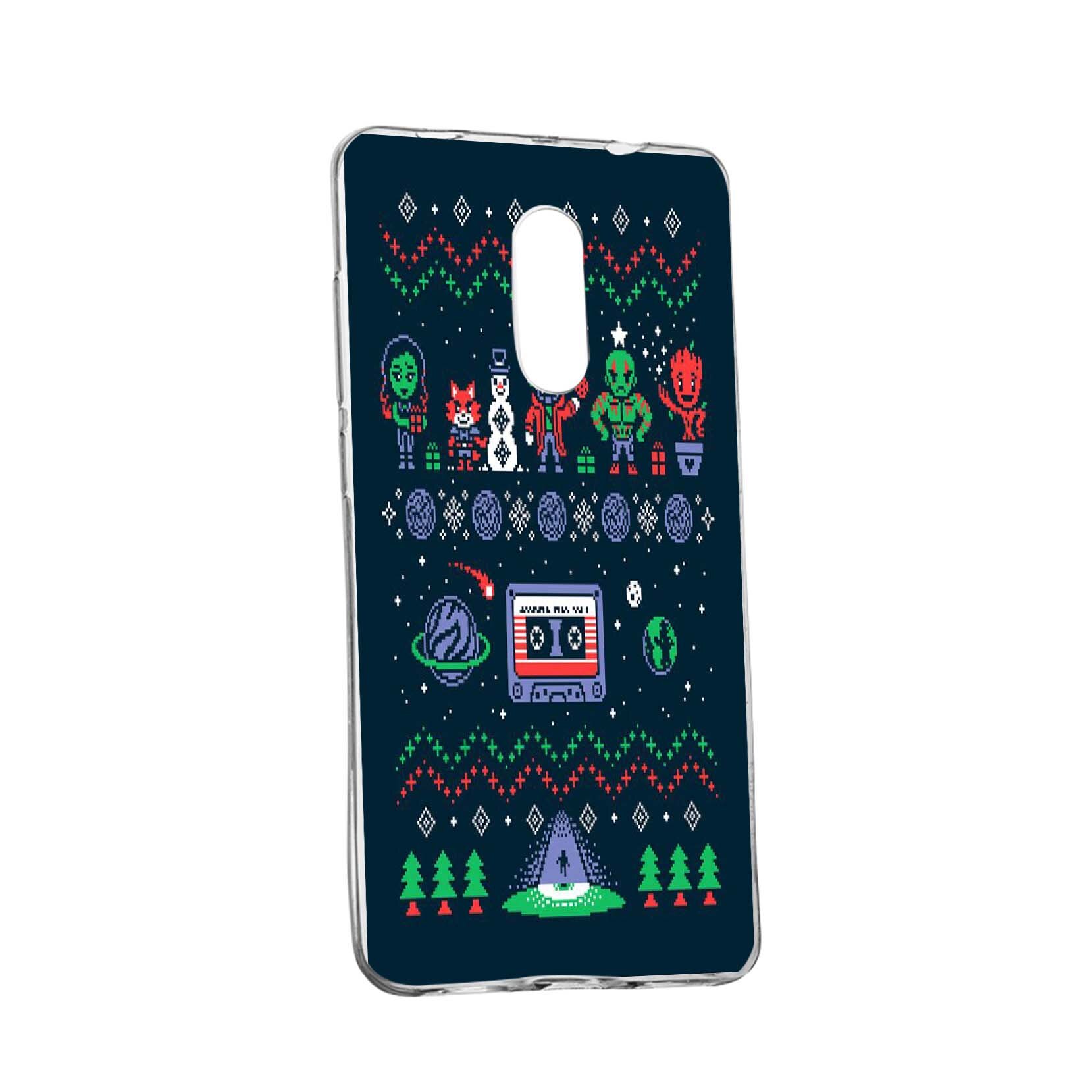Husa de protectie Craciun, Christmas, robot pentru Nokia 3.1 (2018), rezistenta la uzura, anti-alunecare, din silicon Premium, 327