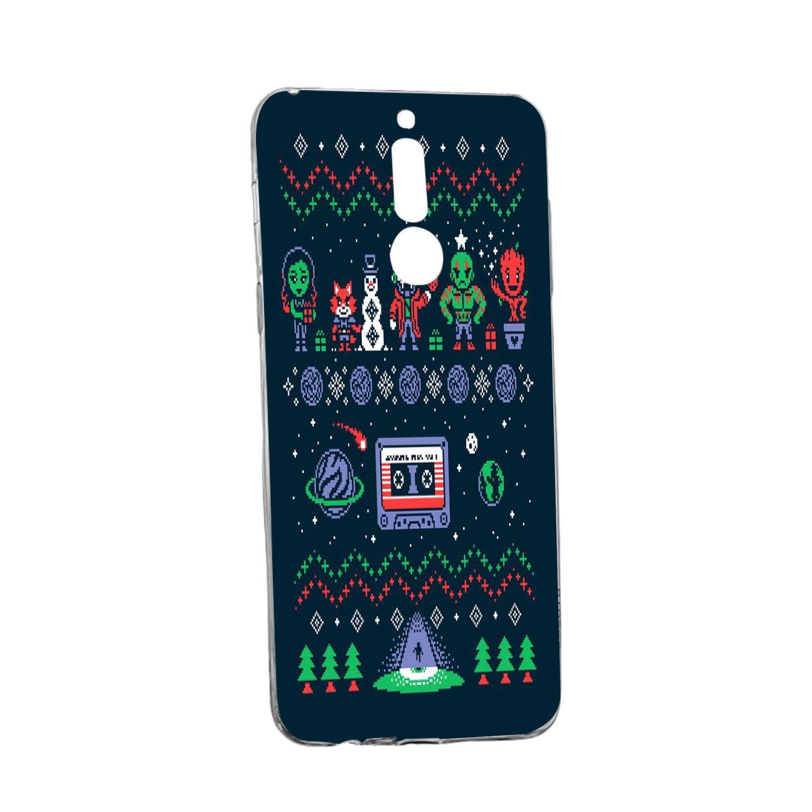 Husa de protectie Craciun, Christmas, robot pentru Sony Xperia 1/ XZ4, rezistenta la uzura, anti-alunecare, din silicon Premium, 327