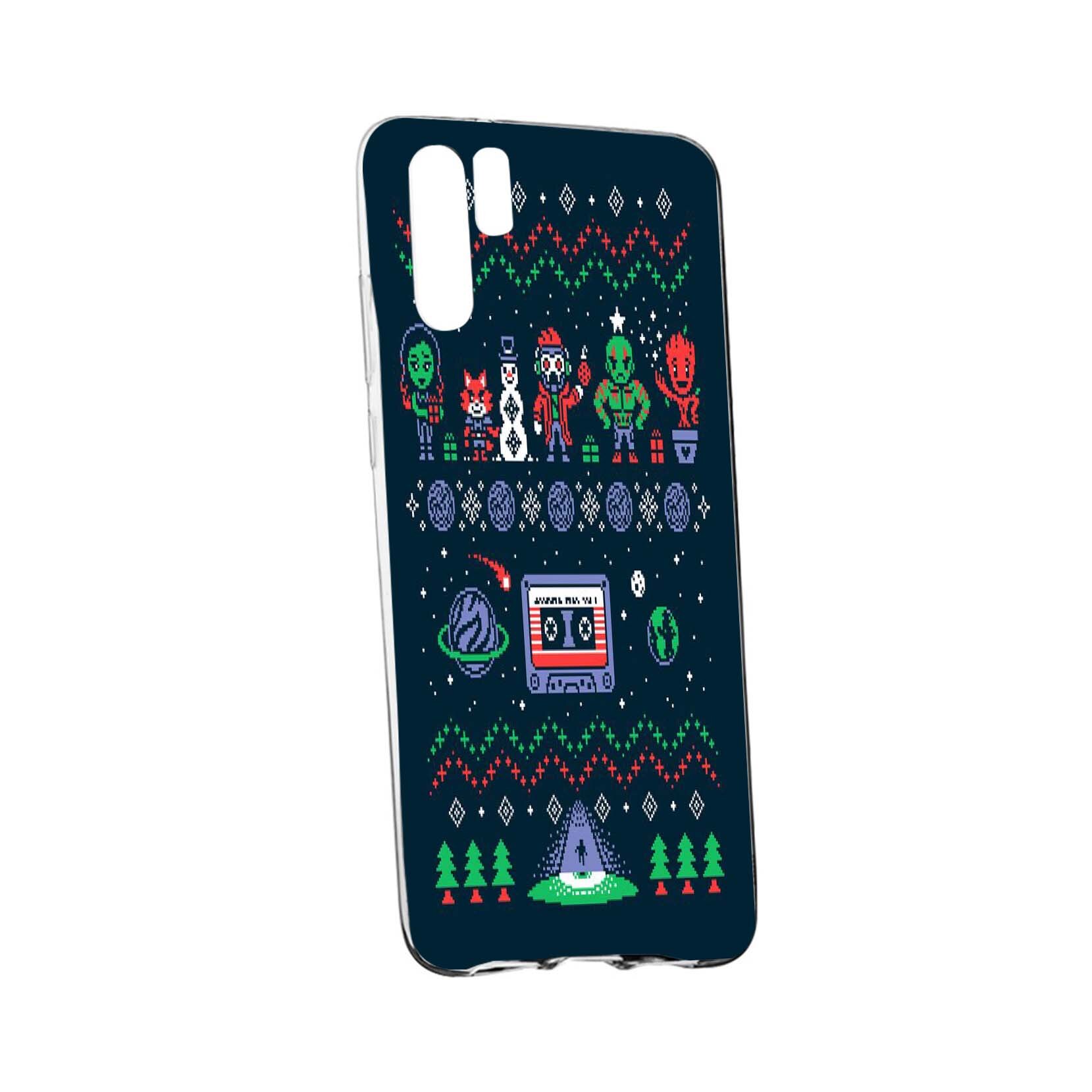 Husa de protectie Craciun, Christmas, robot pentru Samsung Galaxy Note 10 Plus, rezistenta la uzura, anti-alunecare, din silicon Premium, 327