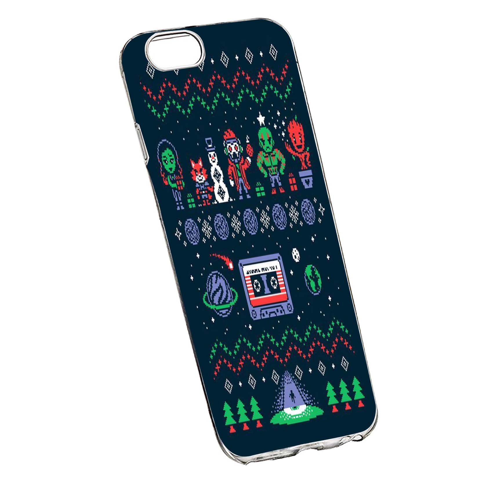Husa de protectie Craciun, Christmas, robot pentru Apple iPhone 6 Plus / 6S Plus, rezistenta la uzura, anti-alunecare, din silicon Premium, 327