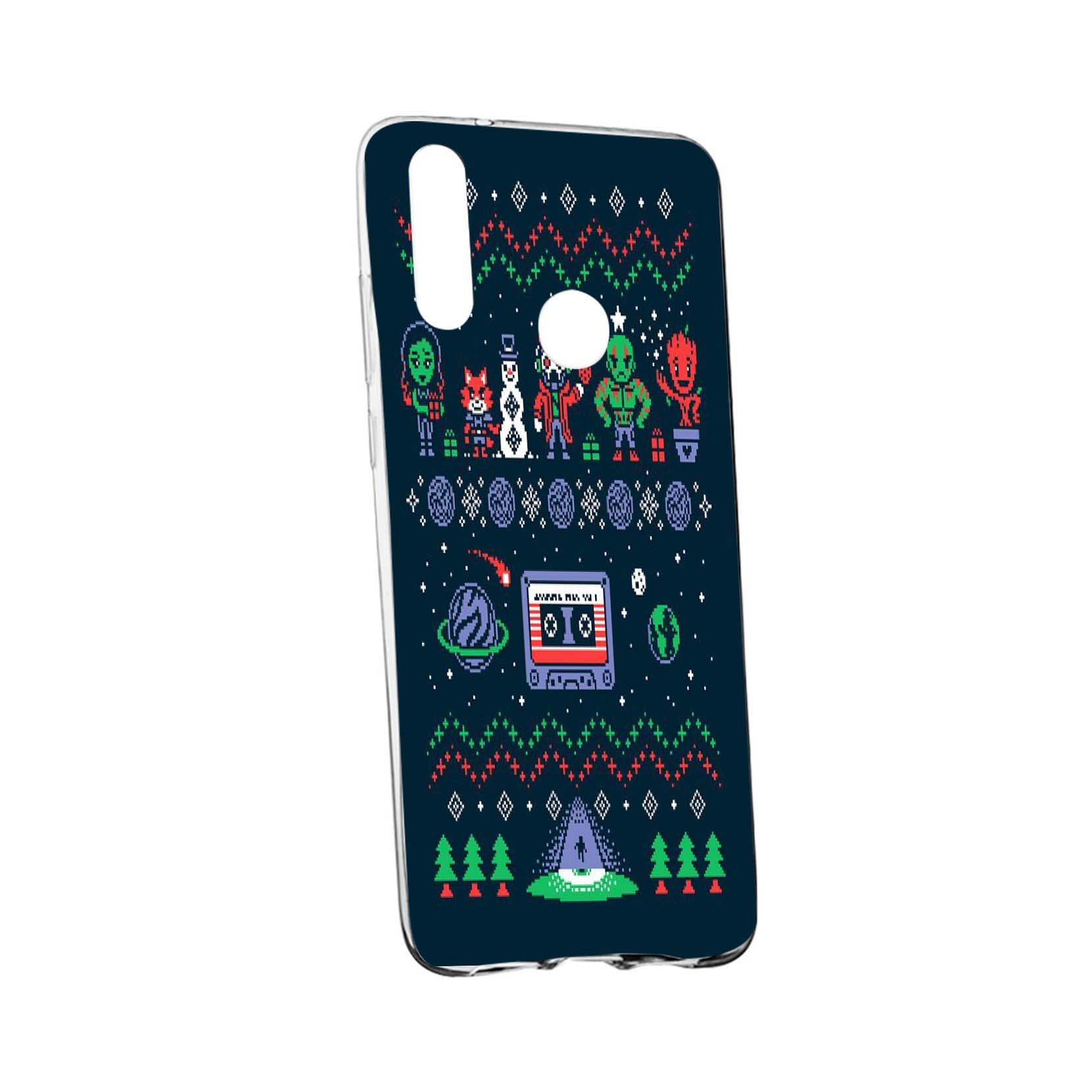 Husa de protectie Craciun, Christmas, robot pentru Xiaomi Mi A3 Lite, rezistenta la uzura, anti-alunecare, din silicon Premium, 327