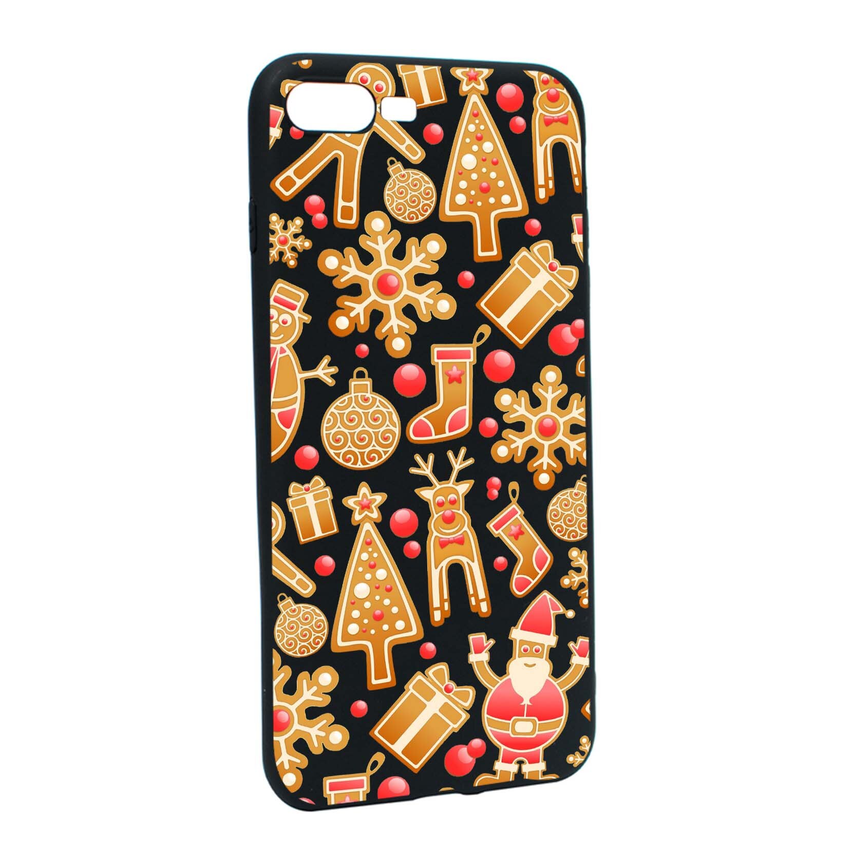 Husa de protectie Craciun, Christmas pentru Apple iPhone 7 Plus / 8 Plus, rezistenta la uzura, anti-alunecare, din silicon Premium, B317