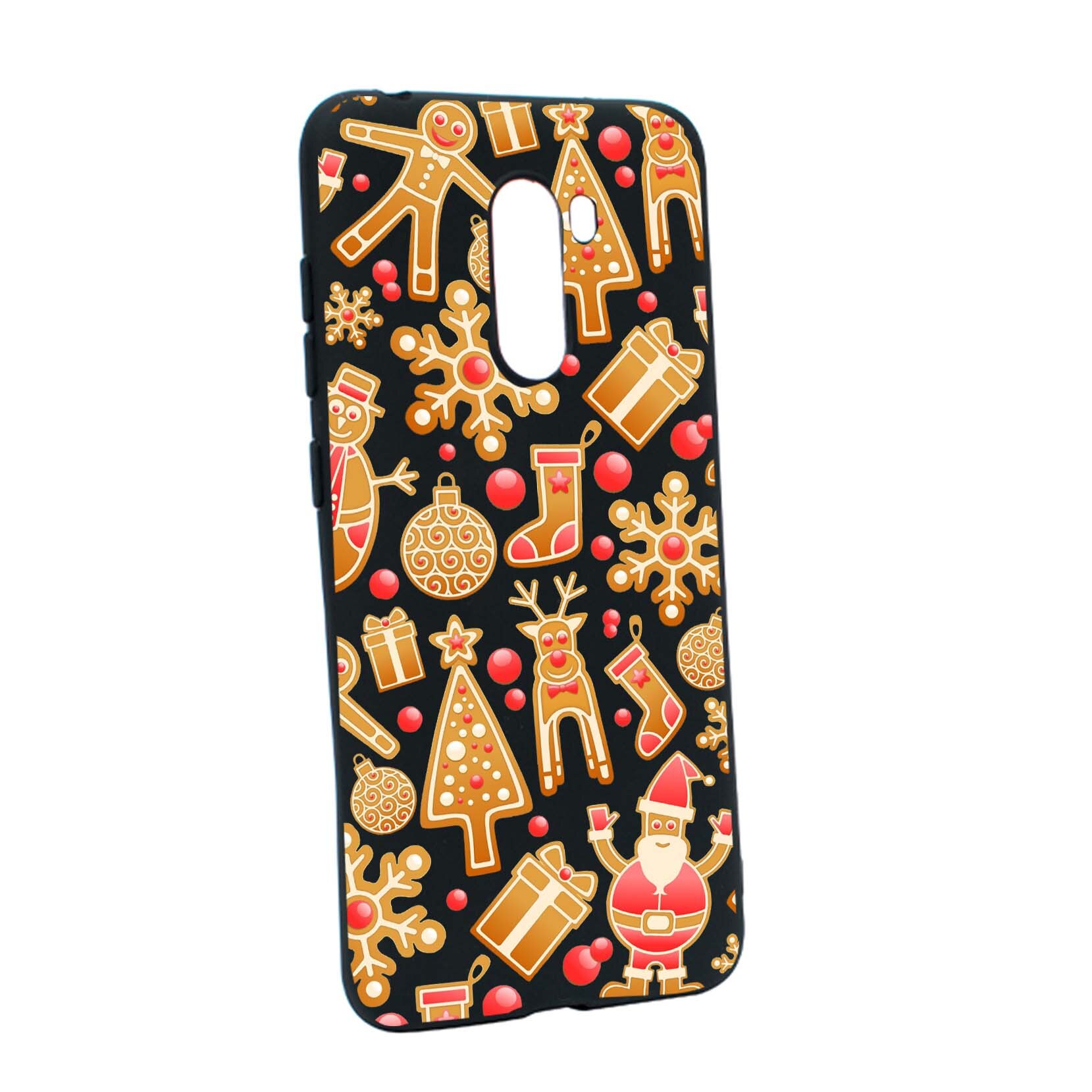 Husa de protectie Craciun, Christmas pentru Xiaomi PocoPhone F1, rezistenta la uzura, anti-alunecare, din silicon Premium, B317