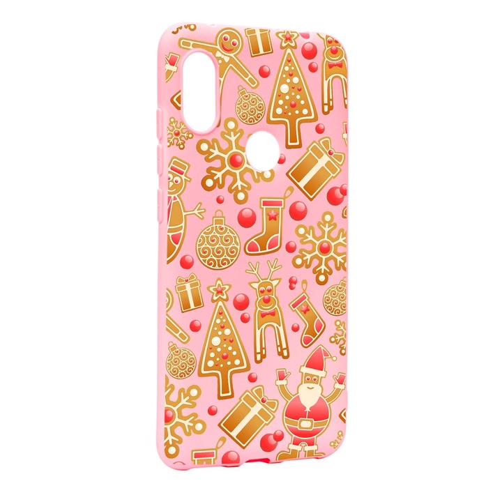 Коледен защитен калъф за Xiaomi Redmi Note 6 Pro, устойчив на износване, против хлъзгане, премиум силикон, P317