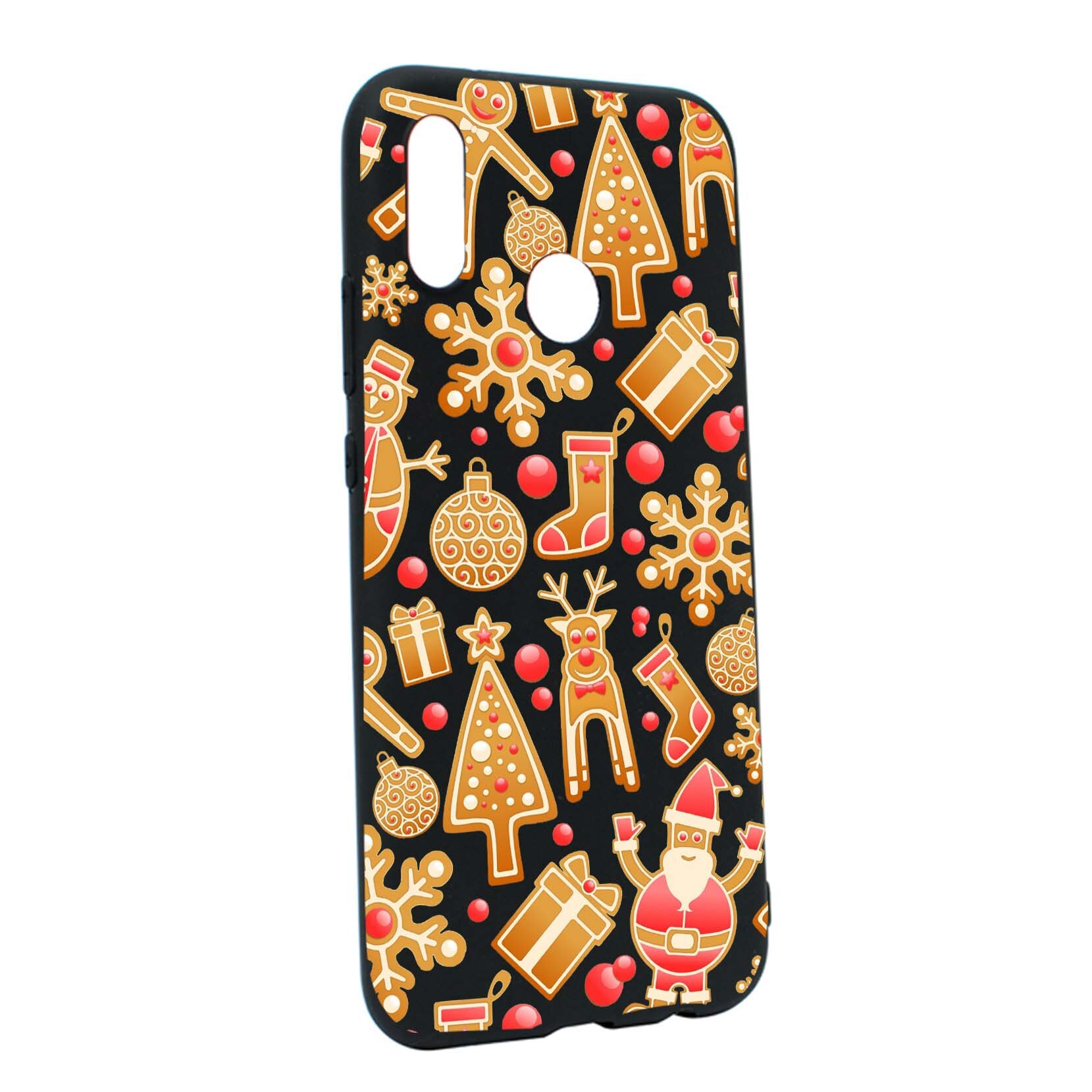 Husa de protectie Craciun, Christmas pentru Huawei P20 Lite, rezistenta la uzura, anti-alunecare, din silicon Premium, B317