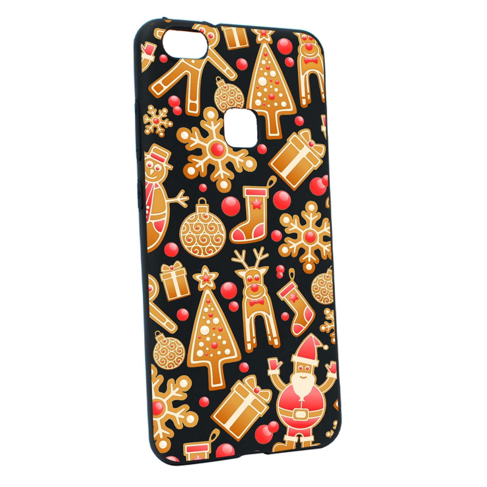 Husa de protectie Craciun, Christmas pentru Huawei P10 Lite, rezistenta la uzura, anti-alunecare, din silicon Premium, B317