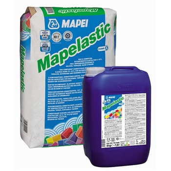 Hidroizolatie flexibila bicomponenta Mapelastic, Mapei, kit A+B (24+8 kg) Hidroizolatie flexibila bicomponenta Mapelastic, Mapei, kit A+B (24+8 kg)