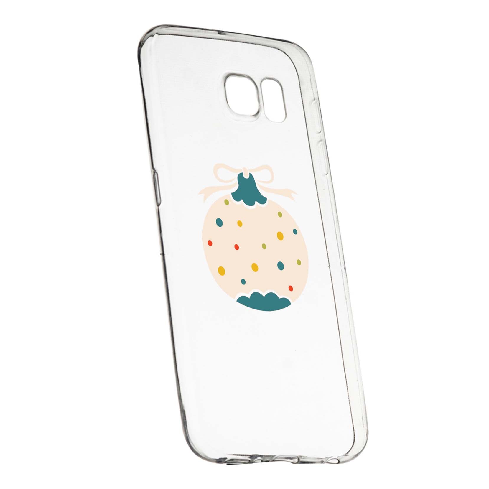 Husa de protectie Craciun, Christmas, globe pentru Samsung Galaxy S6, rezistenta la uzura, anti-alunecare, din silicon Premium, 331