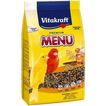 Hrana pentru Canari, Vitakraft Meniu, 1 kg Hrana pentru Canari, Vitakraft Meniu, 1 kg