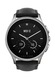 Ceas Smartwatch Vector Luna, Argintiu, Curea piele neagra