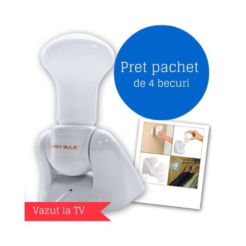 Corp de iluminnat Handy Bulb Mediashop 9085, Wireless, Alb