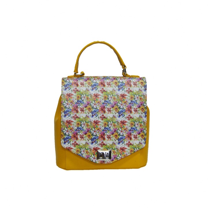 Női táska, Zea, agyagsárga bőr