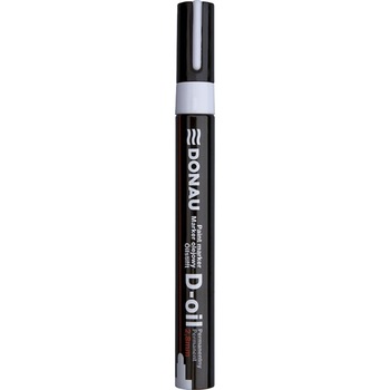 Marker Permanent pe Baza de Ulei, Varf Rotund, Scriere 2.8 mm, Culoare Alba, Marker Colorat, Marker pentru Birou Marker Permanent pe Baza de Ulei, Varf Rotund, Scriere 2.8 mm, Culoare Alba, Marker Colorat, Marker pentru Birou