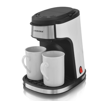 Cafetiera cu filtru Aurora AU3140, Putere 450W, 250ml, 2 cesti ceramice incluse, Filtru detasabil, Cafea/Ceai, Alb/Negru Cafetiera cu filtru Aurora AU3140, Putere 450W, 250ml, 2 cesti ceramice incluse, Filtru detasabil, Cafea/Ceai, Alb/Negru