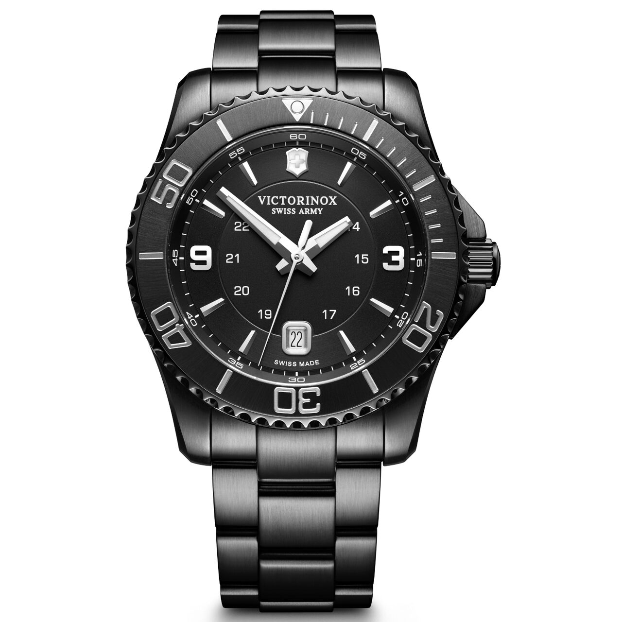 Ceas barbatesc Victorinox 241798 Maverick, 43mm, 10ATM, Negru