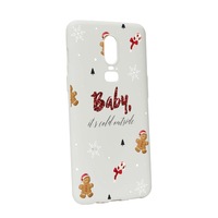 Husa de protectie Craciun, Christmas pentru OnePlus 6, rezistenta la uzura, anti-alunecare, din silicon Premium, W319