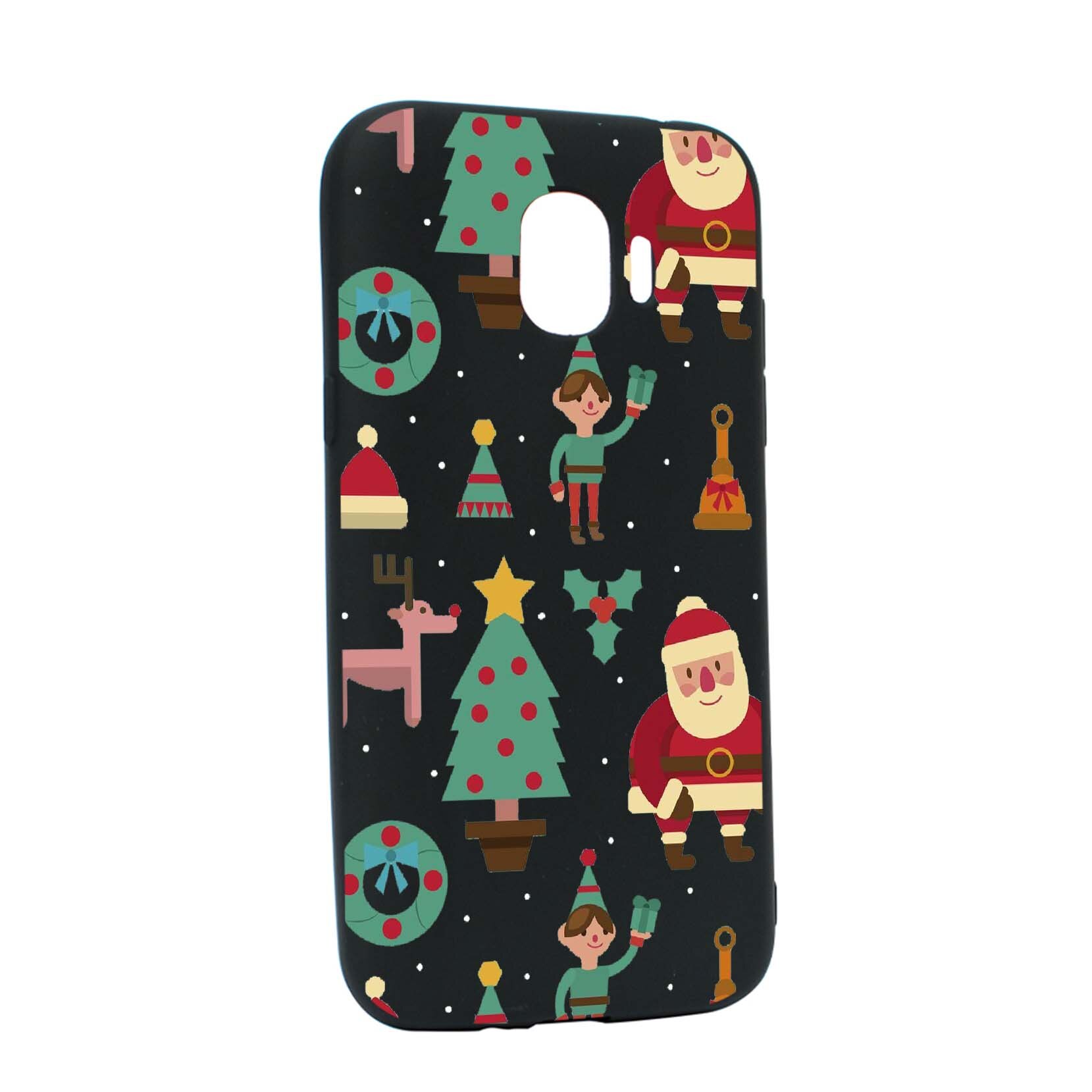 Husa de protectie Craciun, Christmas pentru Samsung Galaxy J2 Pro 2018 / J2 2018 / Grand Prime Pro, rezistenta la uzura, anti-alunecare, din silicon Premium, B320