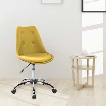 Scaun de birou Kring Shape, material textil, Galben Scaun de birou Kring Shape, material textil, Galben