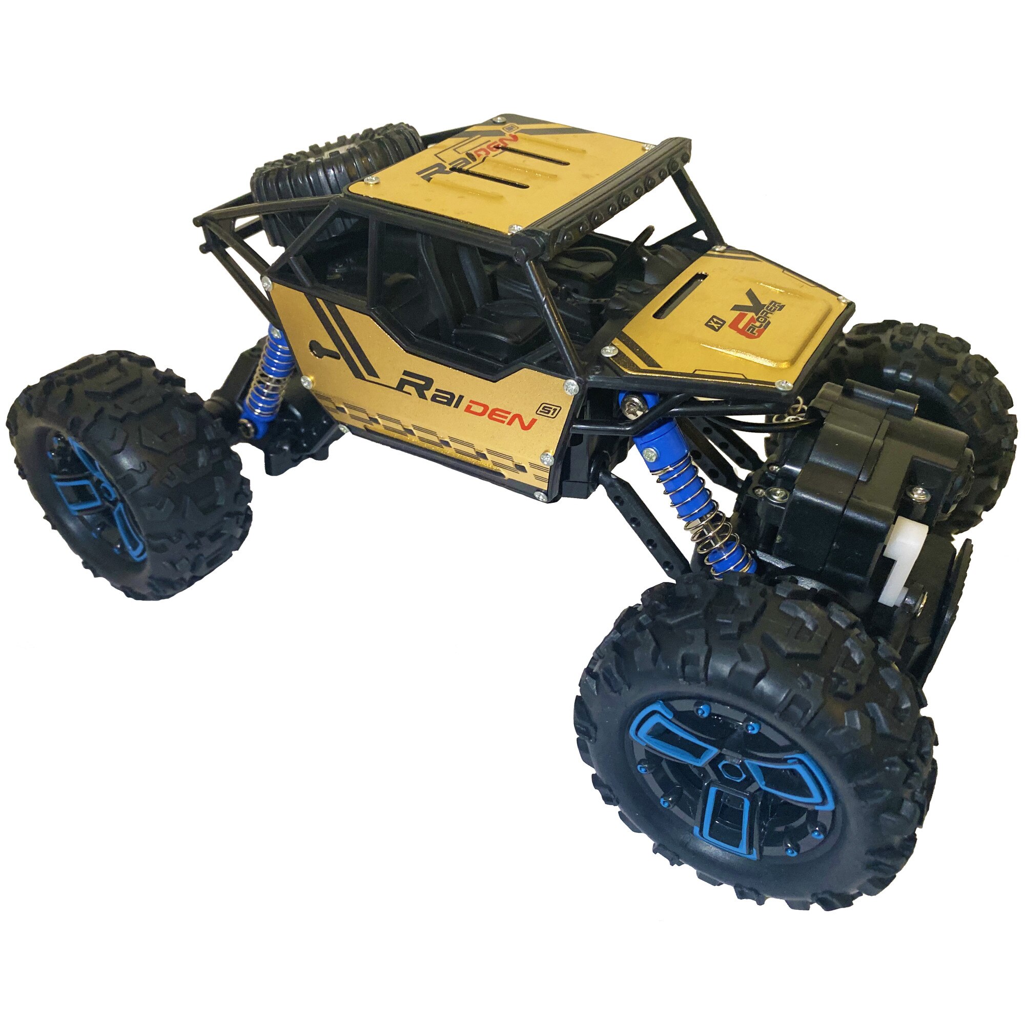 Masinuta radiocomandata 2.4GHz CROSS COUNTRY METAL 4x4 OFF ROAD 1/16, Auriu