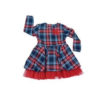 Rochita eleganta pentru fete Mini Junior SN-8, Bleumarin, 104 cm Rochita eleganta pentru fete Mini Junior SN-8, Bleumarin, 104 cm
