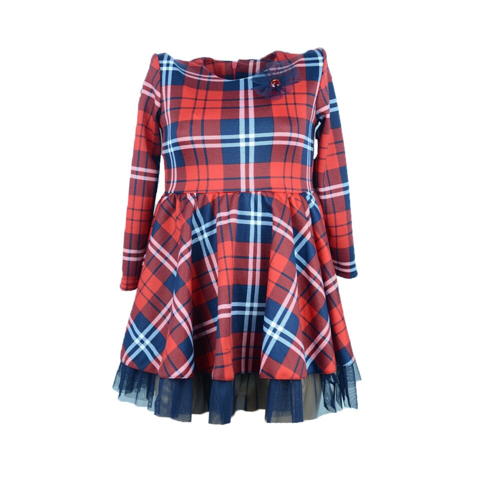 Rochita eleganta pentru fete Mini Junior, Rosu