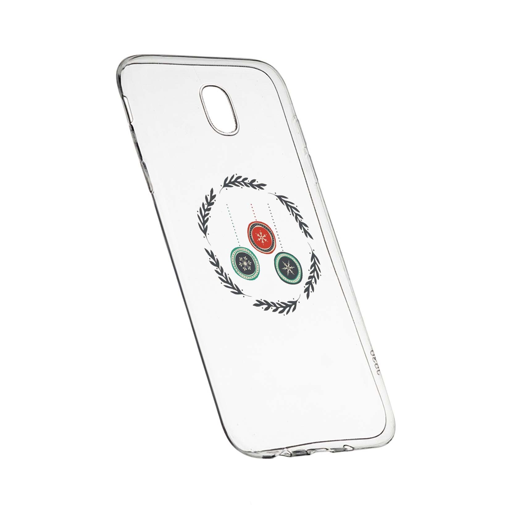 Husa de protectie Craciun, Christmas, pentru Samsung Galaxy J7 2017, rezistenta la uzura, anti-alunecare, din silicon Premium, 333