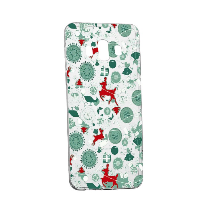 Husa de protectie Craciun, Christmas, reindeer pentru Huawei Mate 10, rezistenta la uzura, anti-alunecare, din silicon Premium, 334