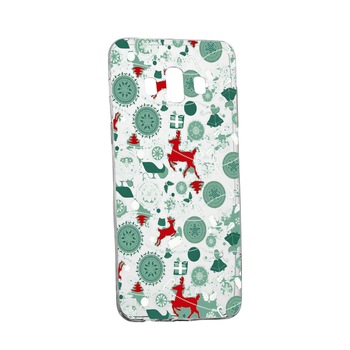 Husa de protectie Craciun, Christmas, reindeer pentru Samsung Galaxy J6 Plus 2018, rezistenta la uzura, anti-alunecare, din silicon Premium, 334 Husa de protectie Craciun, Christmas, reindeer pentru Samsung Galaxy J6 Plus 2018, rezistenta la uzura, anti-alunecare, din silicon Premium, 334