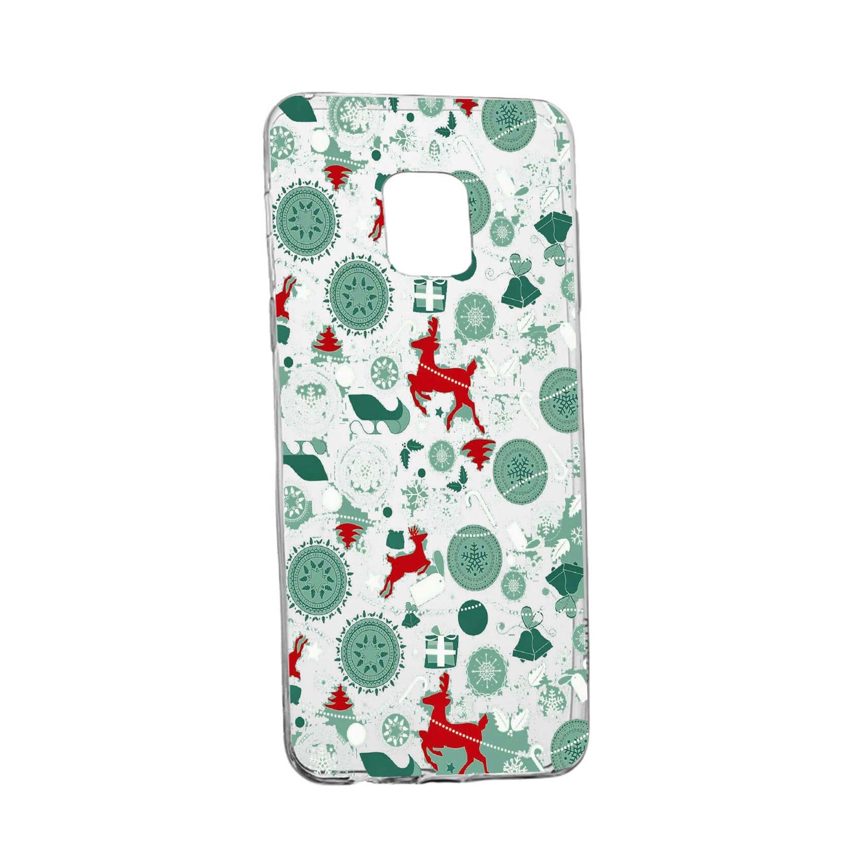 Husa de protectie Craciun, Christmas, reindeer pentru Sony Xperia 10/ XA3, rezistenta la uzura, anti-alunecare, din silicon Premium, 334