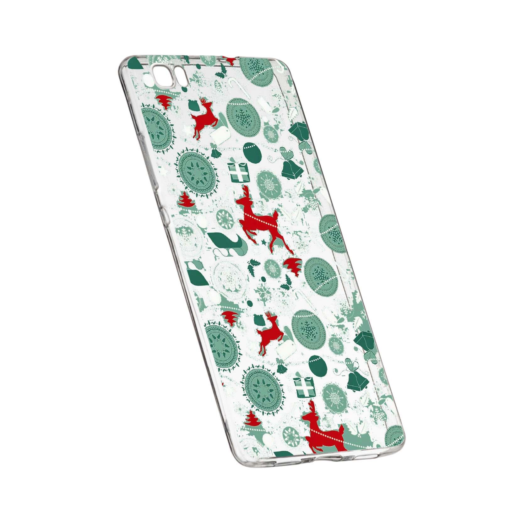 Husa de protectie Craciun, Christmas, reindeer pentru Sony XZ1, rezistenta la uzura, anti-alunecare, din silicon Premium, 334