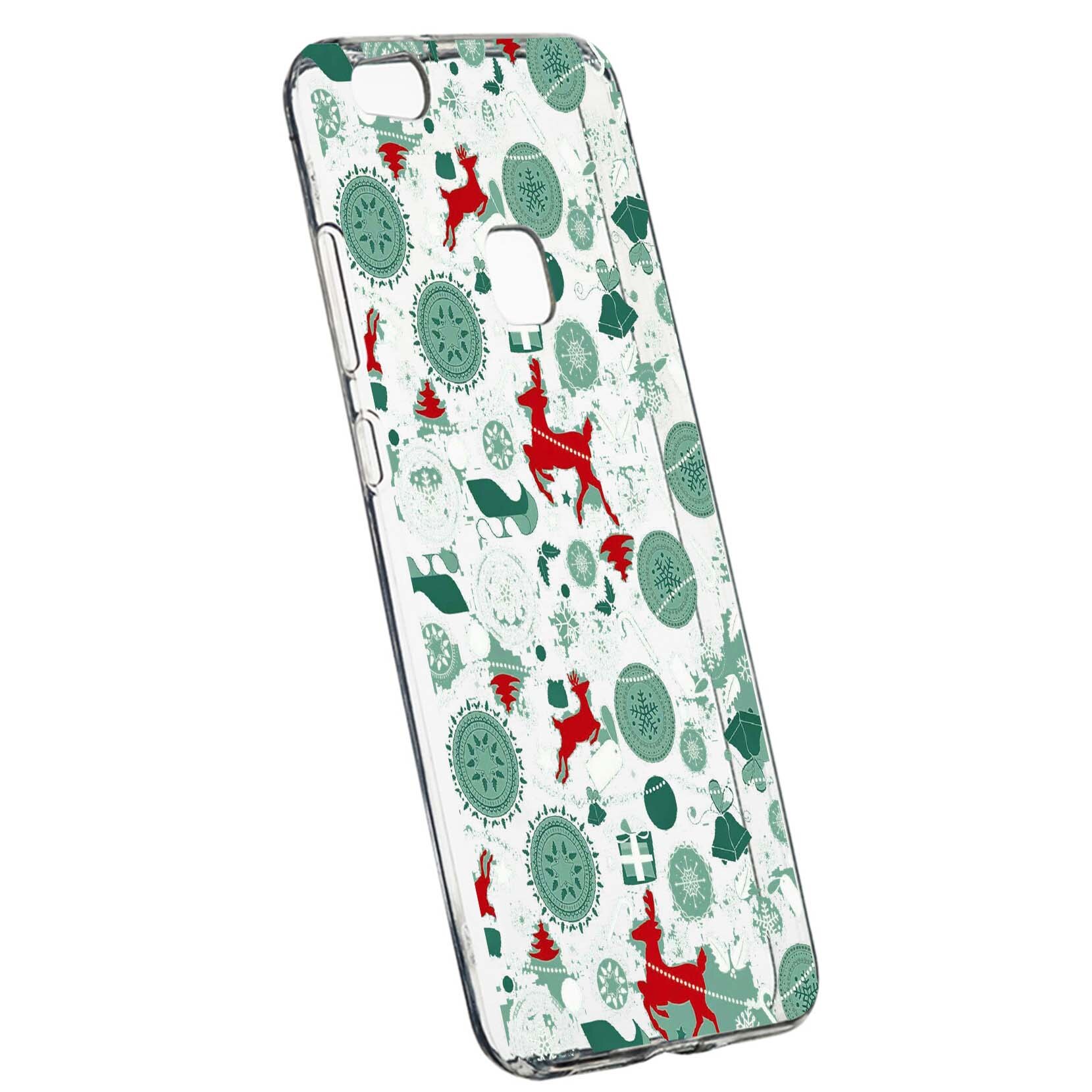 Husa de protectie Craciun, Christmas, reindeer pentru Huawei Honor 8X/ View 10 Lite, rezistenta la uzura, anti-alunecare, din silicon Premium, 334