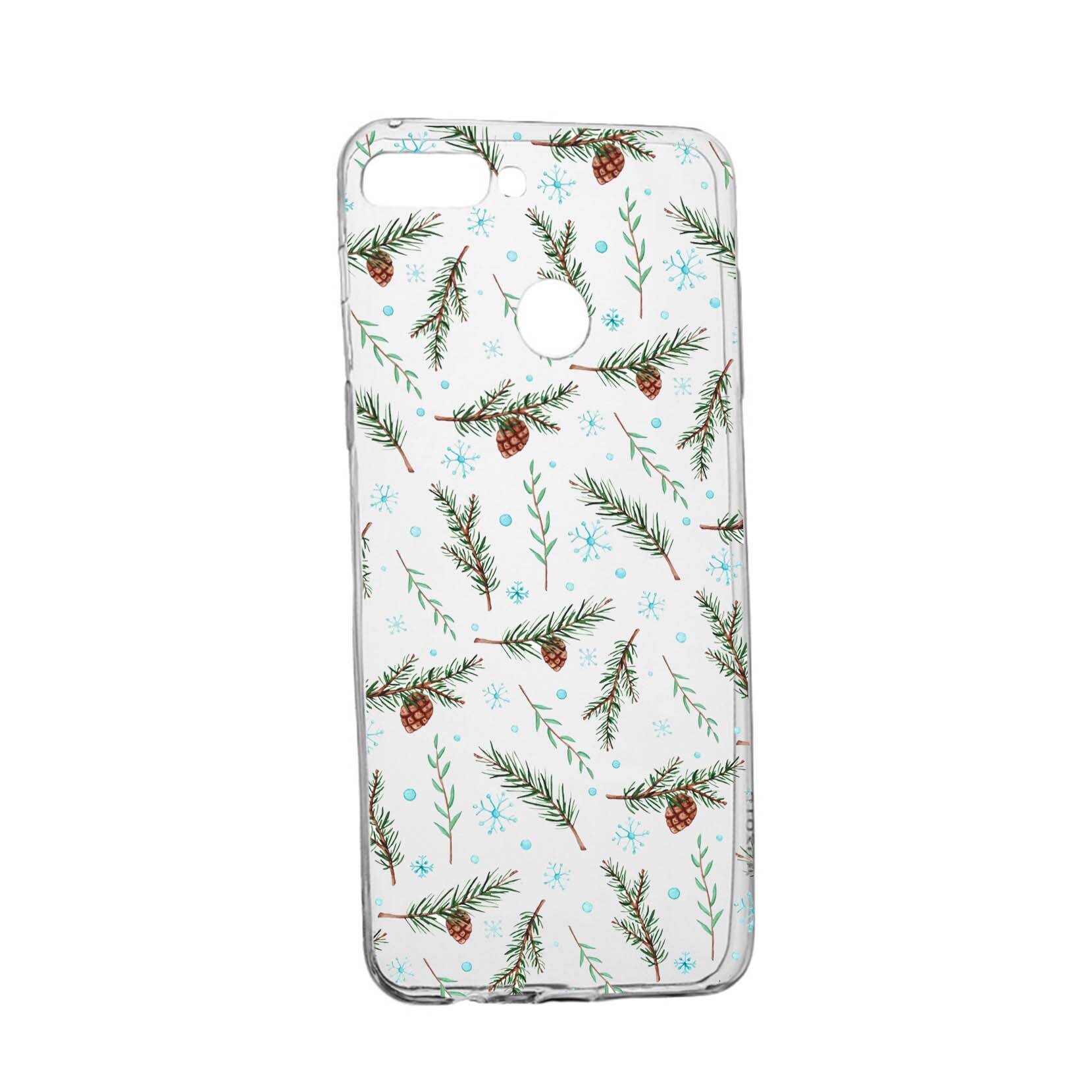 Husa de protectie Craciun, Christmas, pentru Oppo A7/ AX7, rezistenta la uzura, anti-alunecare, din silicon Premium, 335