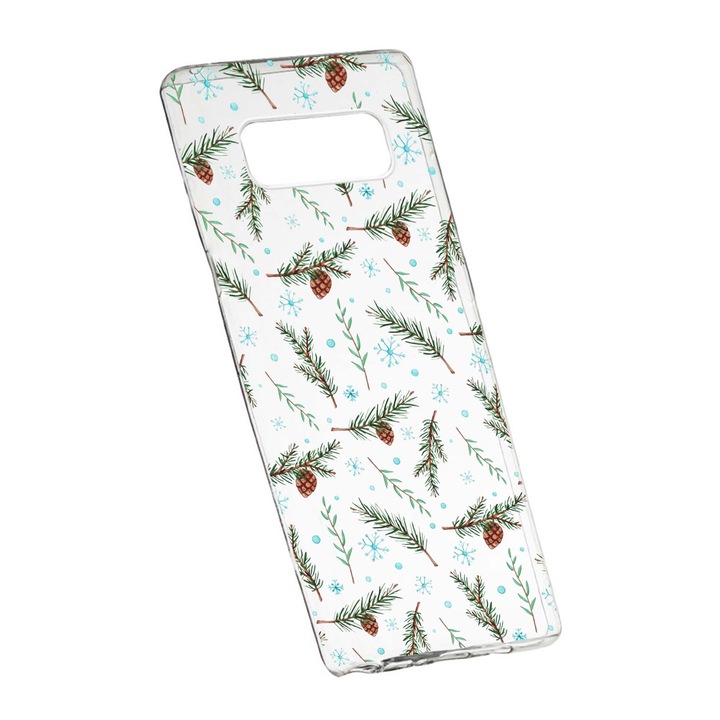 Husa de protectie Craciun, Christmas, pentru Samsung Galaxy Note 9, rezistenta la uzura, anti-alunecare, din silicon Premium, 335