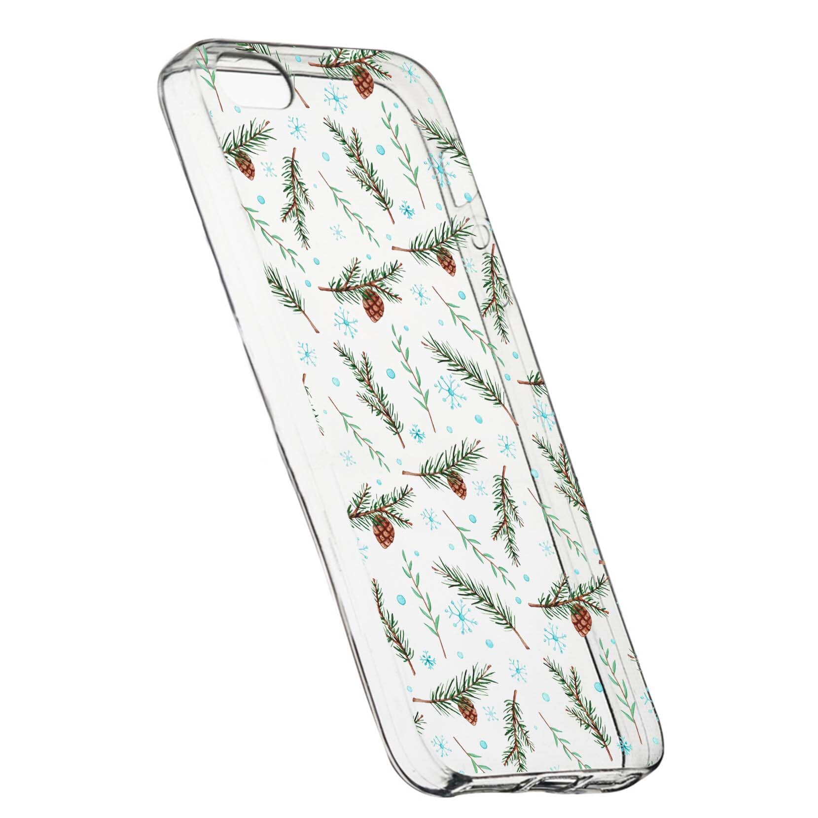 Husa de protectie Craciun, Christmas, pentru Apple iPhone 5 / 5S / SE, rezistenta la uzura, anti-alunecare, din silicon Premium, 335
