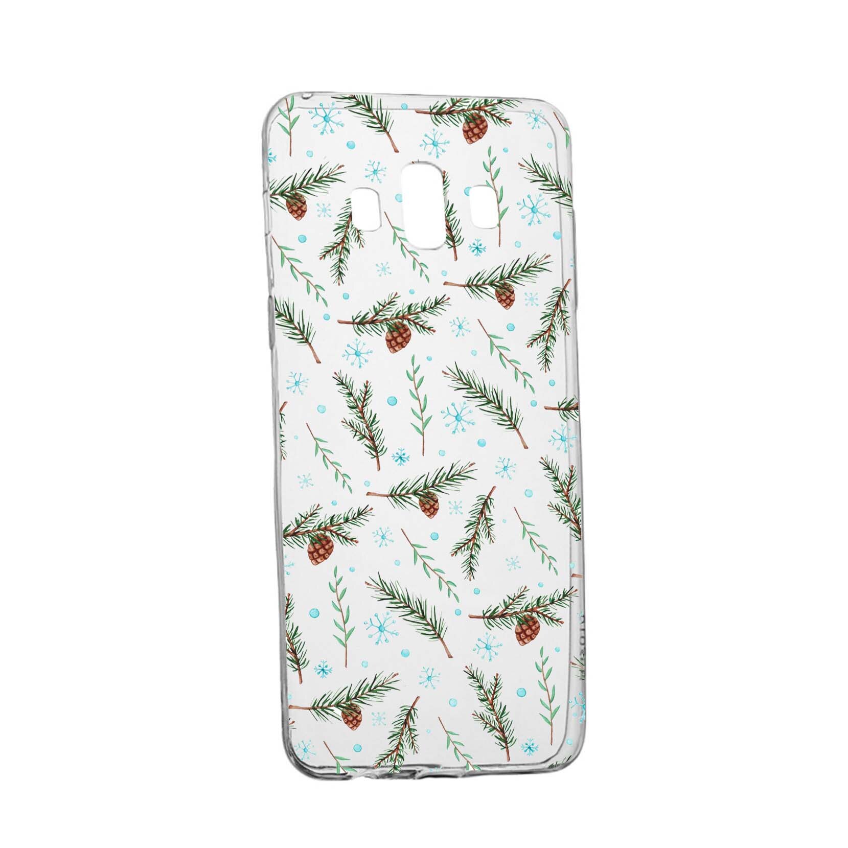 Husa de protectie Craciun, Christmas, pentru Samsung Galaxy J6 Plus 2018, rezistenta la uzura, anti-alunecare, din silicon Premium, 335