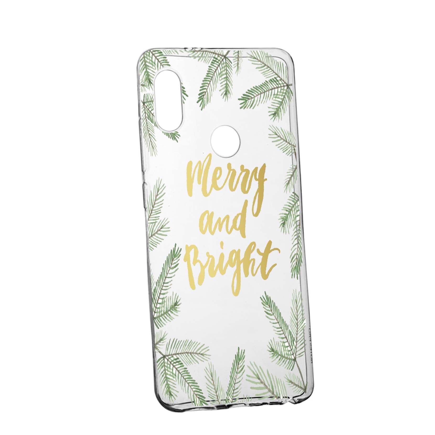 Husa de protectie Craciun, Christmas, pentru Xiaomi Redmi Note 5 Pro / Note 5 Dual Camera, rezistenta la uzura, anti-alunecare, din silicon Premium, 336