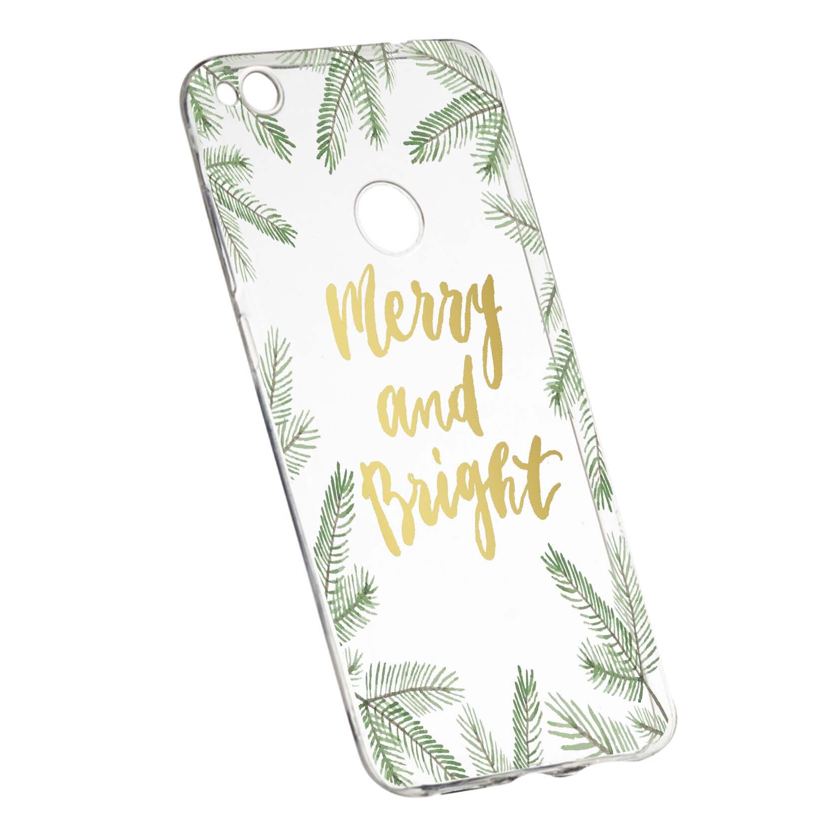 Husa de protectie Craciun, Christmas, pentru Huawei P9 Lite 2017/P8, rezistenta la uzura, anti-alunecare, din silicon Premium, 336