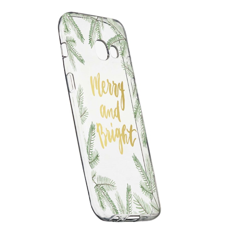 Коледен защитен калъф за Samsung Galaxy A5 2017, износоустойчив, противоплъзгащ, премиум силикон, 336