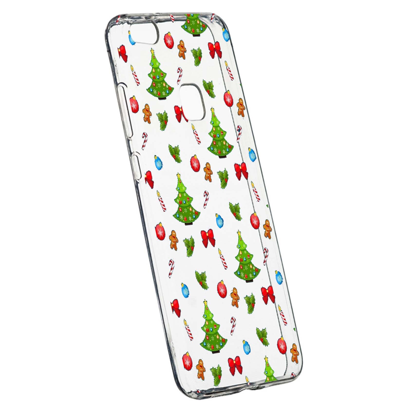 Husa de protectie Craciun, Christmas, pentru Huawei Honor 8X/ View 10 Lite, rezistenta la uzura, anti-alunecare, din silicon Premium, 337