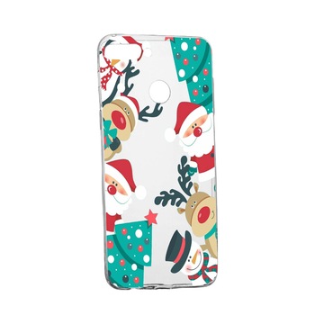Husa de protectie Craciun, Christmas, pentru Huawei Y6 Prime 2018, rezistenta la uzura, anti-alunecare, din silicon Premium, 338 Husa de protectie Craciun, Christmas, pentru Huawei Y6 Prime 2018, rezistenta la uzura, anti-alunecare, din silicon Premium, 338