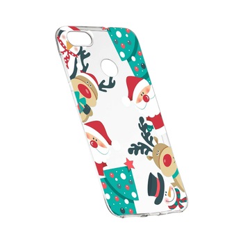 Husa de protectie Craciun, Christmas, pentru Huawei P Smart, rezistenta la uzura, anti-alunecare, din silicon Premium, 338 Husa de protectie Craciun, Christmas, pentru Huawei P Smart, rezistenta la uzura, anti-alunecare, din silicon Premium, 338