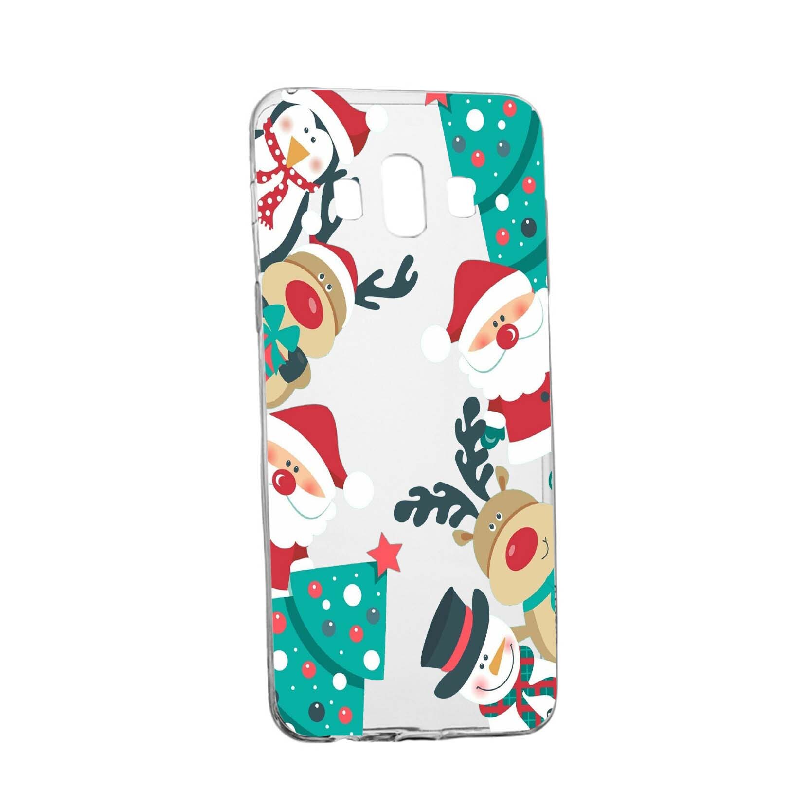 Husa de protectie Craciun, Christmas, pentru Samsung Galaxy J6 Plus 2018, rezistenta la uzura, anti-alunecare, din silicon Premium, 338