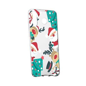 Husa de protectie Craciun, Christmas, pentru Samsung Galaxy A60, rezistenta la uzura, anti-alunecare, din silicon Premium, 338 Husa de protectie Craciun, Christmas, pentru Samsung Galaxy A60, rezistenta la uzura, anti-alunecare, din silicon Premium, 338