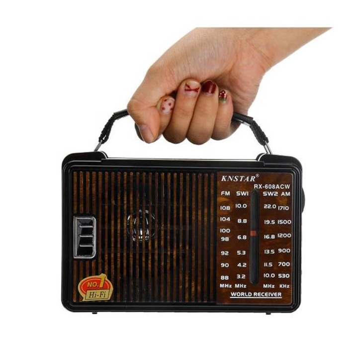 Radio, RX-608ACW, 220VAC FM, AM, Negru