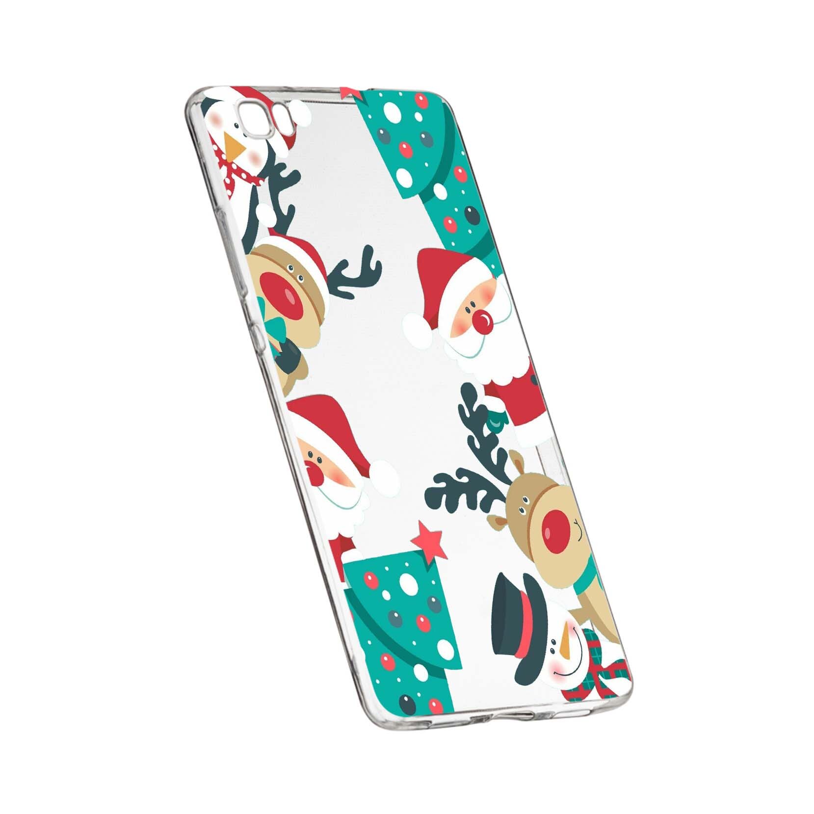 Husa de protectie Craciun, Christmas, pentru Sony XA, rezistenta la uzura, anti-alunecare, din silicon Premium, 338