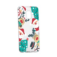 Husa de protectie Craciun, Christmas, pentru Samsung Galaxy A8 2018 / A5 2018, rezistenta la uzura, anti-alunecare, din silicon Premium, 338