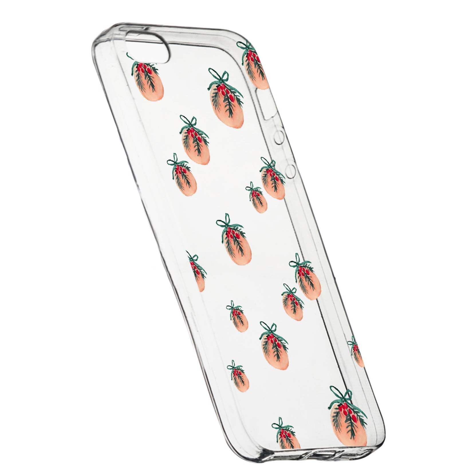 Husa de protectie Craciun, Christmas, pentru Apple iPhone 5 / 5S / SE, rezistenta la uzura, anti-alunecare, din silicon Premium, 339