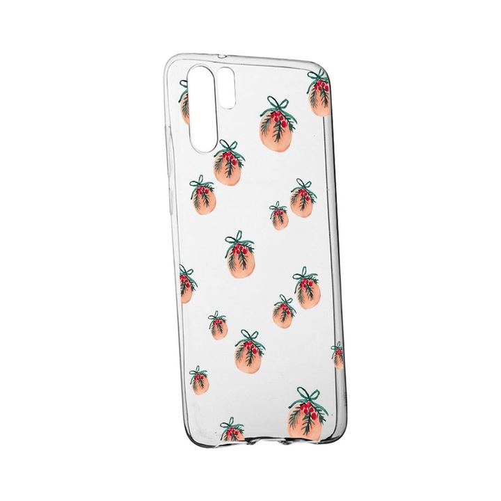 Коледен защитен калъф за Huawei P30 Pro, износоустойчив, противоплъзгащ, премиум силикон, 339